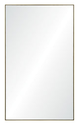 Large Burnished Brass Wall Mirror | Fig Linens 