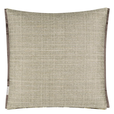 Designers Guild Manipur Ochre Decorative Pillow Solid Reverse