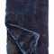 steel blue mink faux fur - couture - cruelty free throw