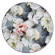 Peonia Grande Zinc Round Rug