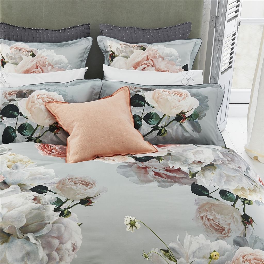 Peonia Grande Zinc Bedding by Designers Guild - Fig Linens and Home