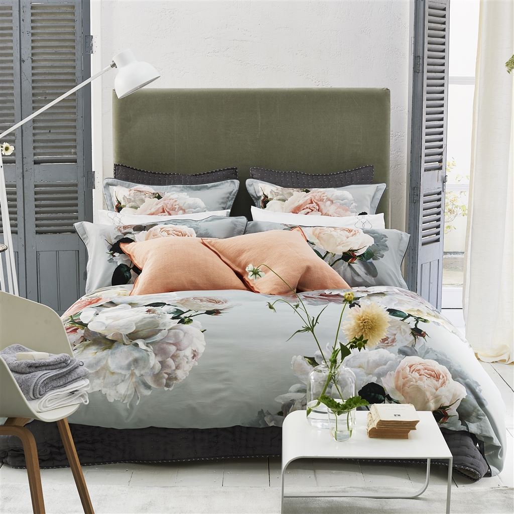 Peonia Grande Zinc Bedding by Designers Guild - Fig Linens and Home