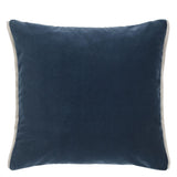 Varese Prussian & Smoke Cushion by Designers Guild - Fig Linens