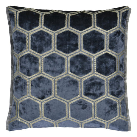 Fig Linens - Designers Guild Manipur Midnight Cushion