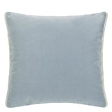 Fig Linens - Designers Guild - Varese Prussian & Smoke Decorative Pillow - Back