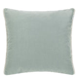 Fig Linens - Designers Guild - Varese Ocean & Quartz Decorative Pillow  - back