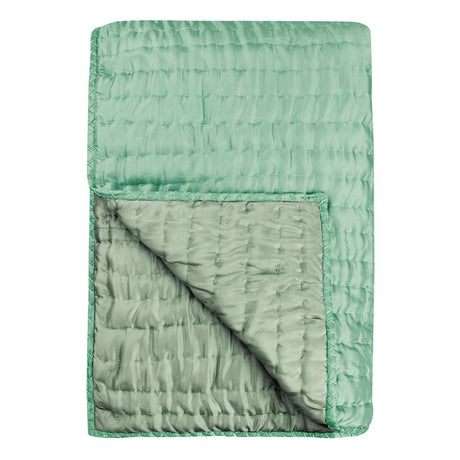 Chenevard Eau De Nil & Celadon Silk Quilt | Designers Guild at Fig LInens