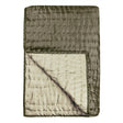 Chenevard Espresso & Birch Silk Quilt | Designers Guild at Fig Linens