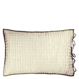 Chenevard Espresso & Birch Silk Sham - Reverse Birch View | Designers Guild