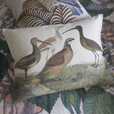 Birds of a Feather Parchment Decorative Pillow