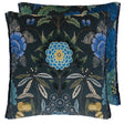 Brocart Decoratif Velours - Indigo - Cushion - 22" X 22"