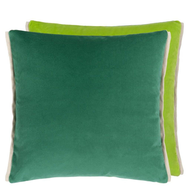 Varese - Viridian & Apple - Cushion - 17" x 17"