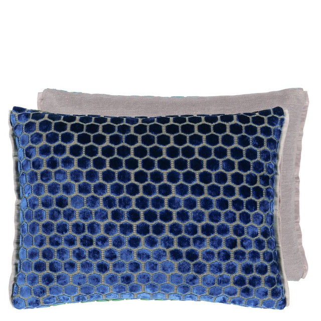 Jabot - Cobalt - Cushion - 12" X 16"