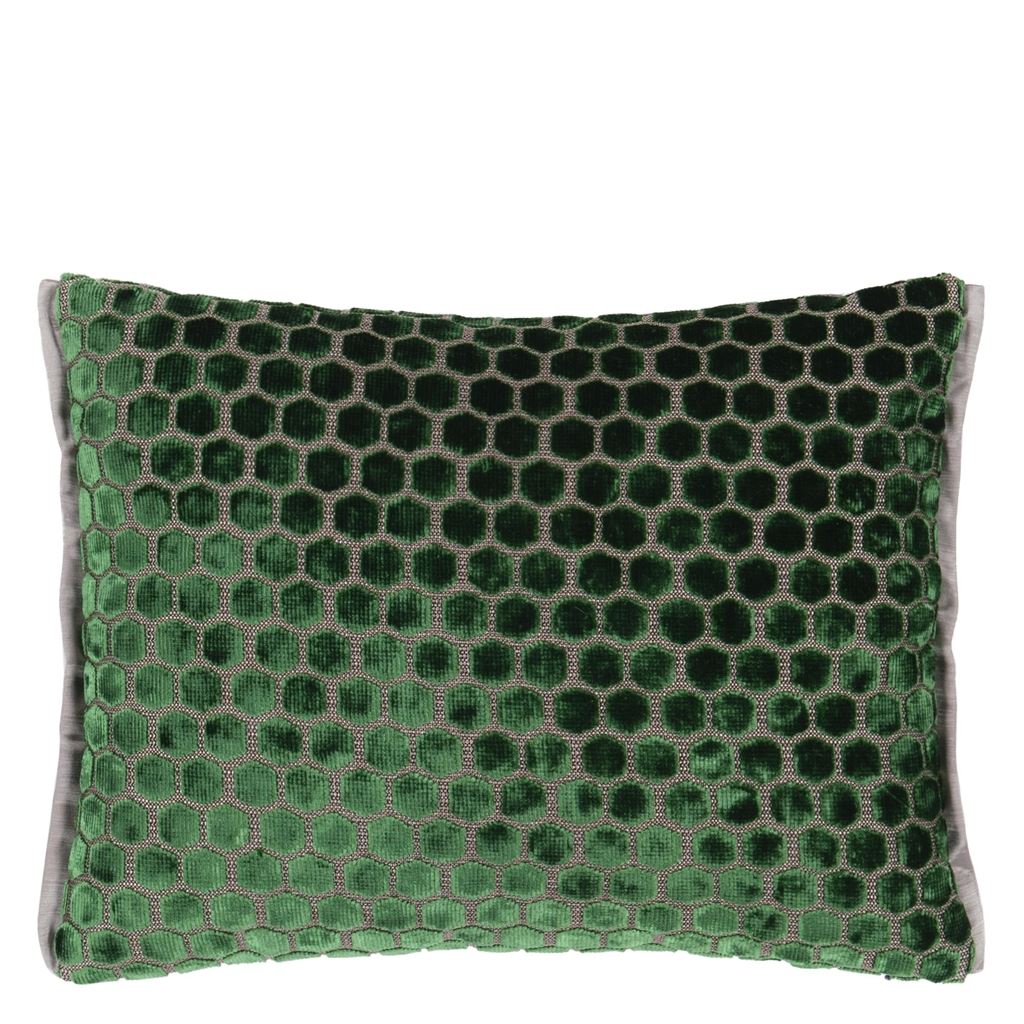 Jabot - Emerald - Cushion - 12" X 16"