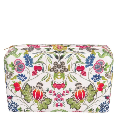 Brocart Decoratif Fuchsia Large Toiletry Bag