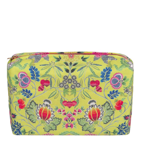 Brocart Decoratif Lime Medium Toiletry Bag