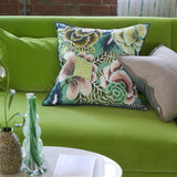 Rose de Damas - Jade - Cushion - 22" X 22"