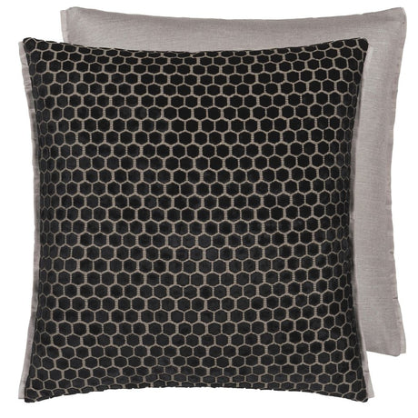 Jabot Noir Cushion