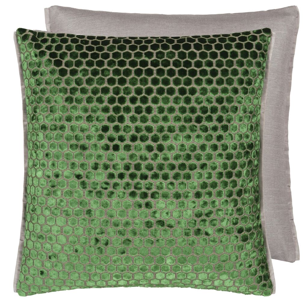 Jabot Emerald Cushion