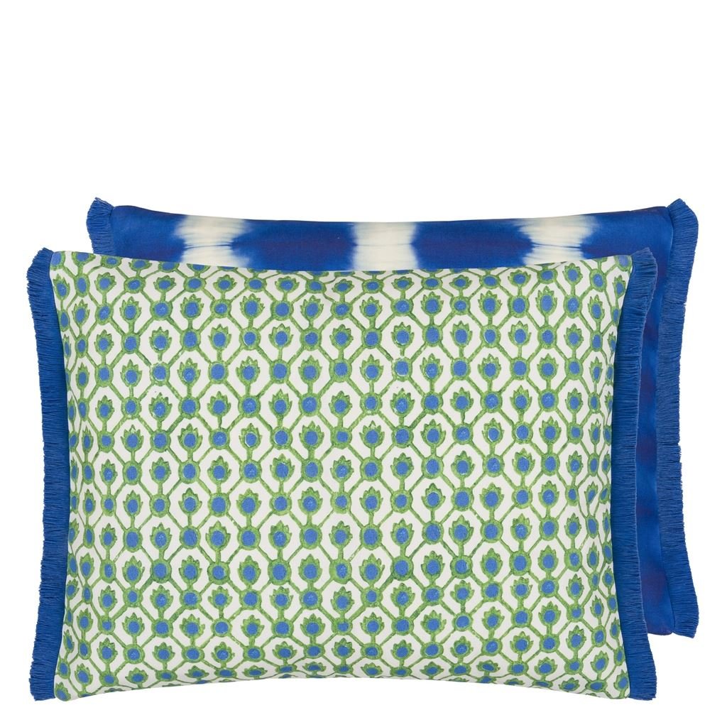 Jaal - Emerald - Outdoor Cushion - 18" X 24"