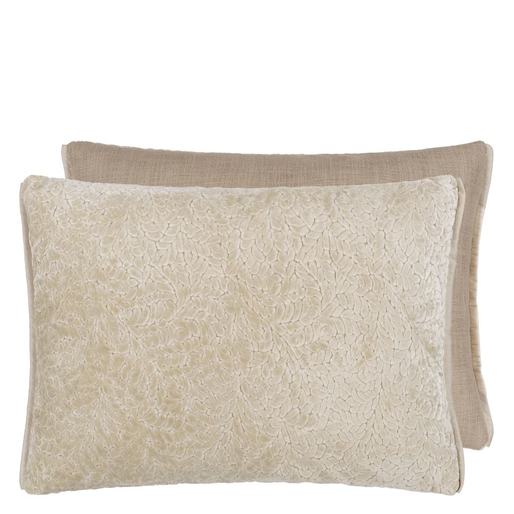 Cartouche Linen Cushion