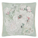 Fleur Blanche - Eau de Nil - Cushion - 20" x 20"