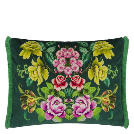 Eleonora Velours Viridian Cushion