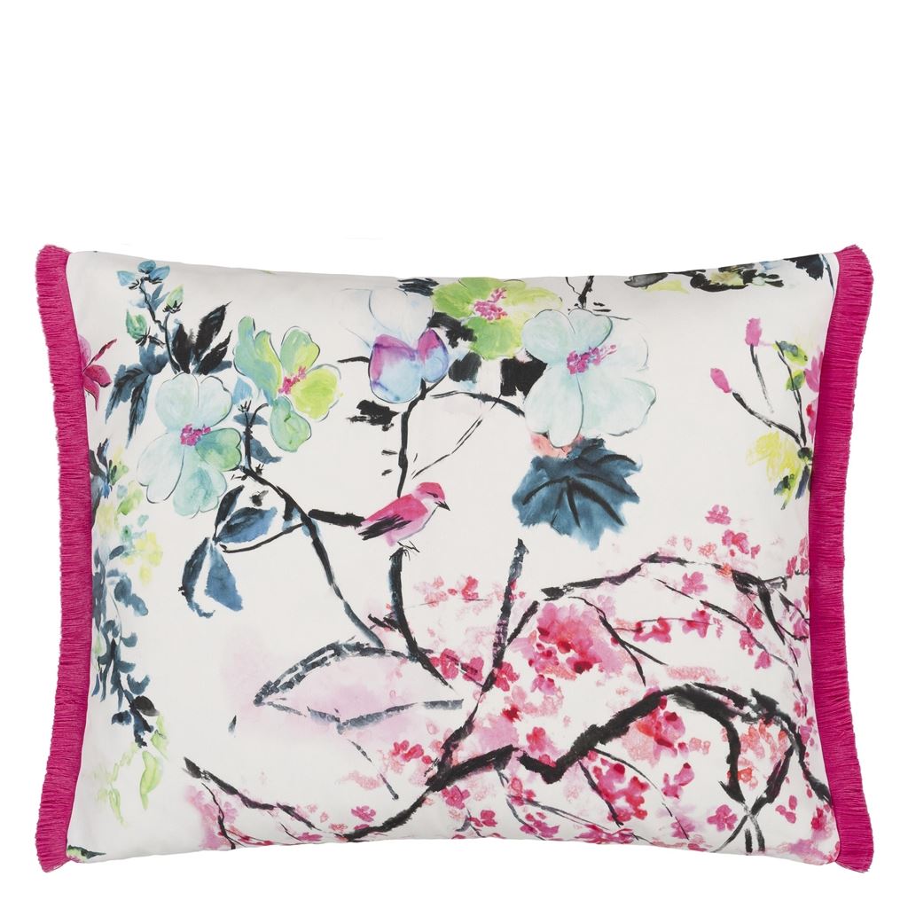 Chinoiserie Flower Peony Cushion