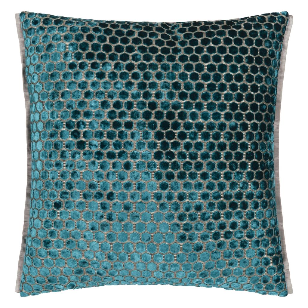 Jabot Kingfisher Cushion