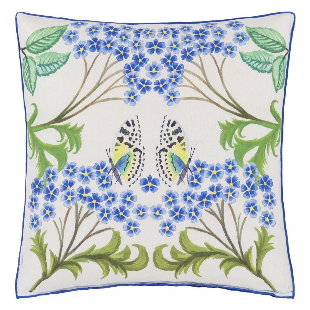 Eleonora Linen - Cobalt - Cushion - 22" X 22"