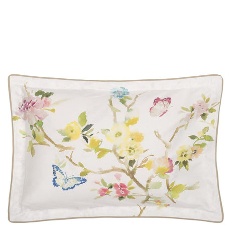 Pillow Sham Front - Designers Guild Fiore D'acqua Peony Bedding