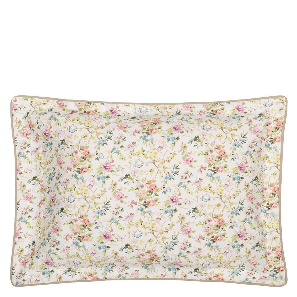 Pillow Sham Back - Designers Guild Fiore D'acqua Peony Bedding