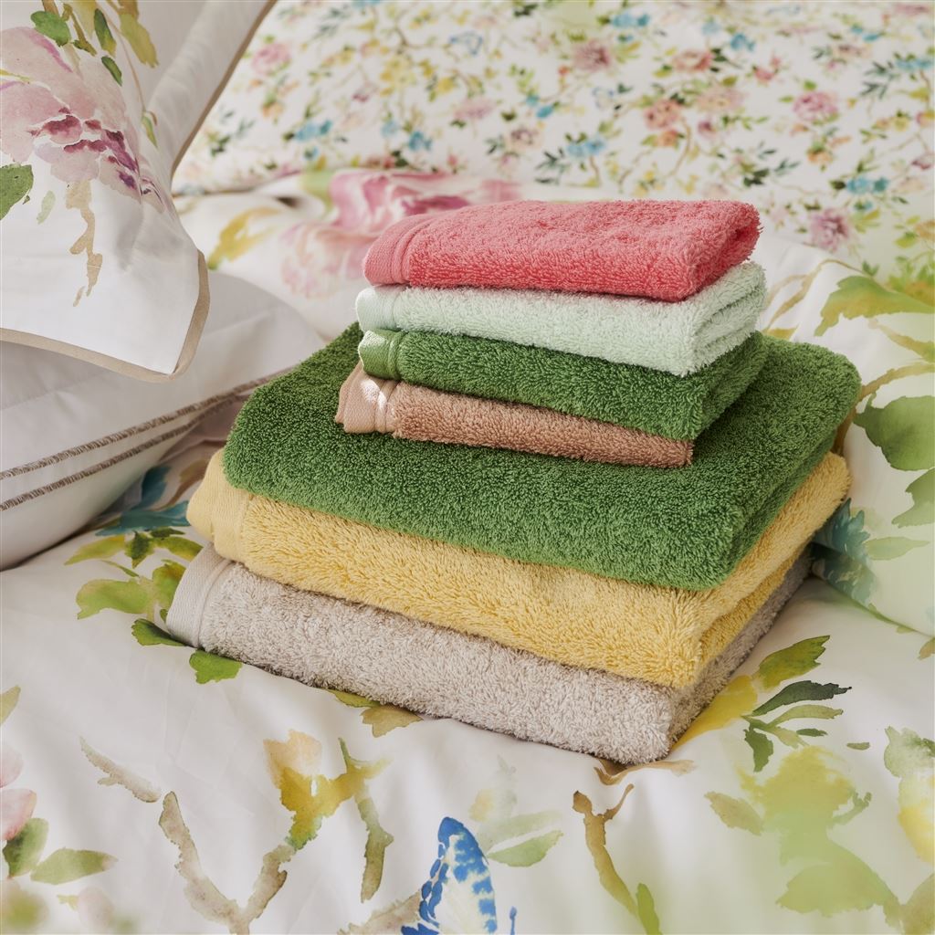 Designers Guild Loweswater Fern Towels at Fig Linens and Home - 5