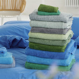 Designers Guild Loweswater Aqua Towels at Fig Linens and Home - 5