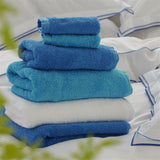 Designers Guild Loweswater Cobalt Towels at Fig Linens and Home - 5