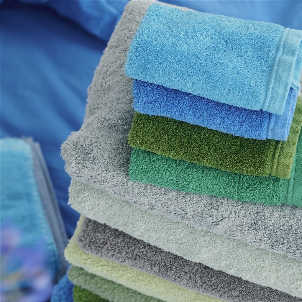 Designers Guild Loweswater Fern Towels at Fig Linens and Home - 6