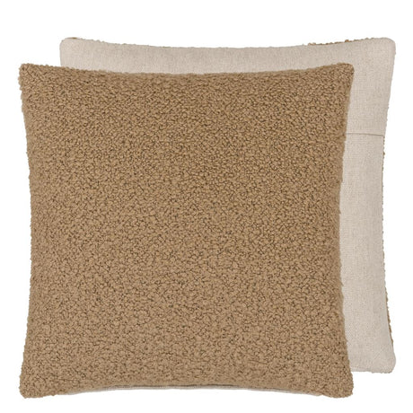 Designers Guild Cormo Natural Boucle Cushion at Fig Linens and Home - 15