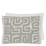 Designers Guild Tokusa Sepia Linen/cotton Cushion at Fig Linens and Home - 8