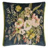 Designers Guild Margaretta Velours Noir Cushion at Fig Linens and Home - 2