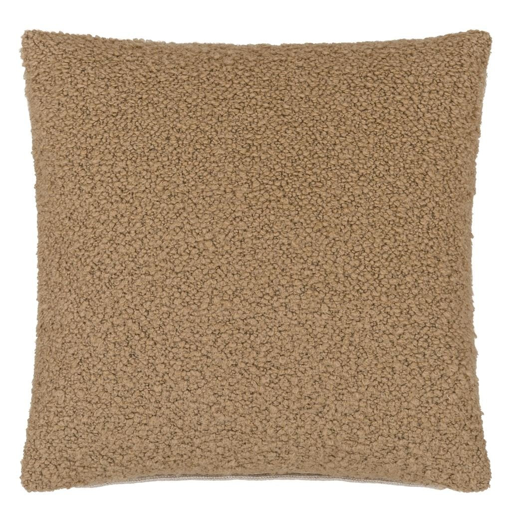 Designers Guild Cormo Natural Boucle Cushion at Fig Linens and Home - 2