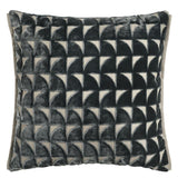 Designers Guild Marquise Graphite Velvet Cushion at Fig Linens and Home - 6