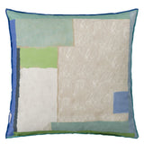 Designers Guild Celadon Vase Delft Cotton Cushion at Fig Linens and Home - 12