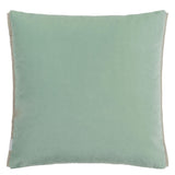 Designers Guild Marquise Duck Egg Velvet Cushion at Fig Linens and Home - 9