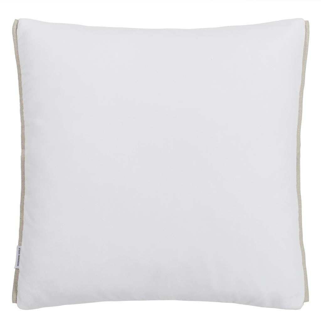 Designers Guild Marquise Chalk Velvet Cushion at Fig Linens and Home - 7