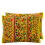 Designers Guild Sanzai Persimmon Velvet Cushion at Fig Linens and Home - 8