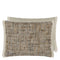 Designers Guild Pradelles Zinc  Textured Weave Cushion at Fig Linens and Home - 4