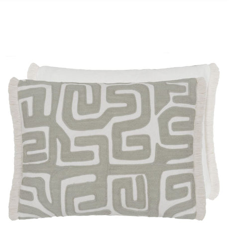 Designers Guild Tokusa Sepia Linen/cotton Cushion at Fig Linens and Home - 7