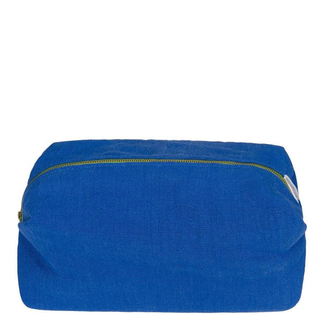 Designers Guild Brera Lino Lagoon Large Toiletry Bag at Fig Linens and Home - 8