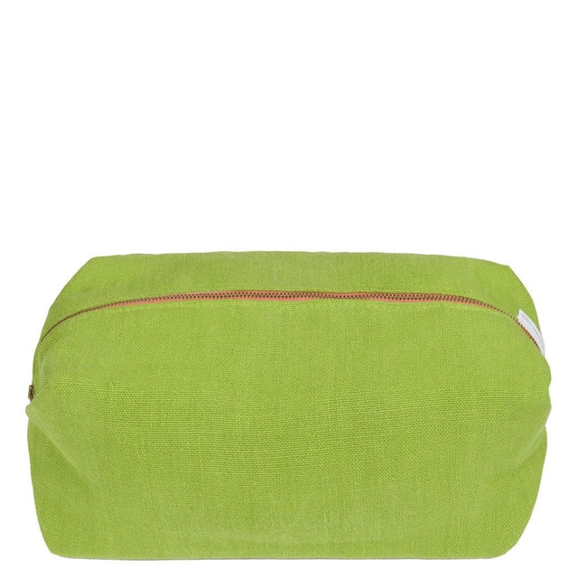 Designers Guild Brera Lino Leaf Large Toiletry Bag at Fig Linens and Home - 11