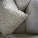 Designers Guild Swaledale Chalk Boucle Cushion at Fig Linens and Home - 2